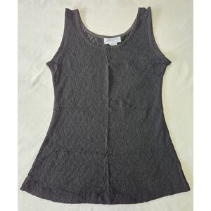 Allison Blair Vtg Black Lace Tank Sz Med Whimsigoth Dark Coquette Fairy Grunge